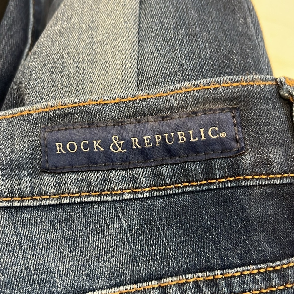 Rock and Republic Kashmiere dark denim jeans size 8M. - Picture 7 of 9